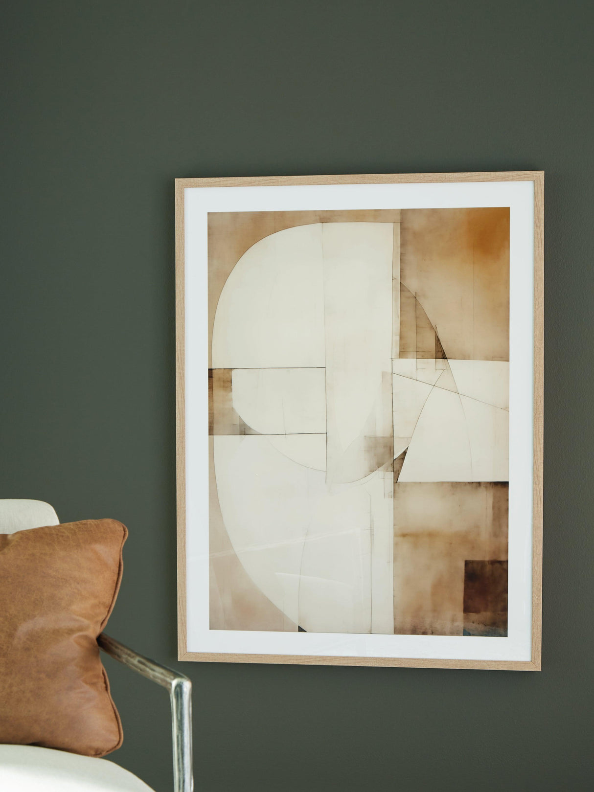 Corlain Brown/Tan/White Wall Art by Ashley at Eve Furniture
