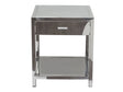 Corleo Stainless Steel Nightstand by Diamond Sofa at Eve Furniture