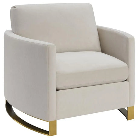 Corliss Beige 3-piece Upholstered Arched Arm Sofa Set by Coaster at Eve Furniture