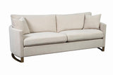 Corliss Beige Upholstered Arched Arm Living Room Set by Coaster at Eve Furniture