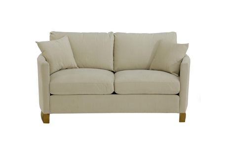 Corliss Beige Upholstered Arched Arms Loveseat by Coaster at Eve Furniture