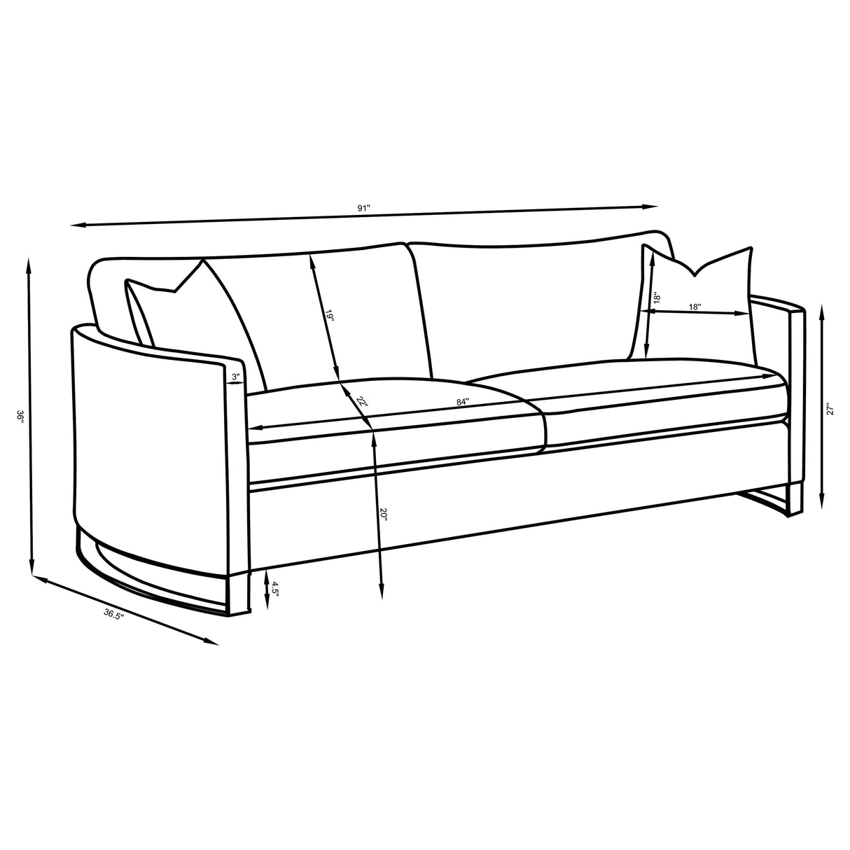 Corliss Camel Velvet Upholstered 2-Piece Living Room Set by Coaster at Eve Furniture