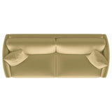 Corliss Upholstered Curved Track Arm Sofa Camel by Coaster at Eve Furniture