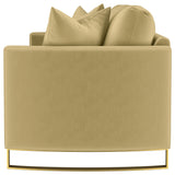 Corliss Upholstered Curved Track Arm Sofa Camel by Coaster at Eve Furniture