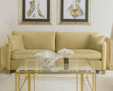 Corliss Upholstered Curved Track Arm Sofa Camel by Coaster at Eve Furniture