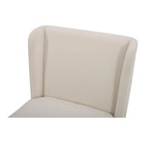 Cormac Cream Rolling Dining Chair by MOES at Eve Furniture