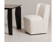 Cormac Cream Rolling Dining Chair by MOES at Eve Furniture