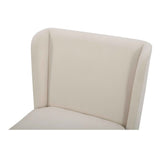 Cormac Cream Rolling Dining Chair by Moe's Home at Eve Furniture