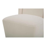 Cormac Cream Rolling Dining Chair by Moe's Home at Eve Furniture