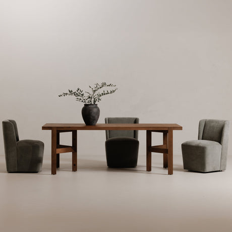 Cormac Slate Green Rolling Dining Chair by MOES at Eve Furniture