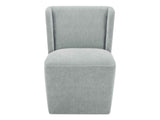 Cormac Slate Green Rolling Dining Chair