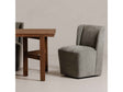 Cormac Slate Green Rolling Dining Chair