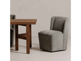 Cormac Slate Green Rolling Dining Chair