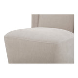 Cormac Warm Sand Rolling Dining Chair by MOES at Eve Furniture