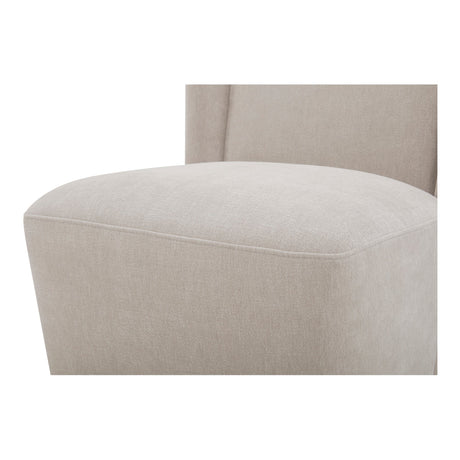 Cormac Warm Sand Rolling Dining Chair by MOES at Eve Furniture