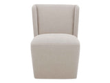 Cormac Warm Sand Rolling Dining Chair by Moe's Home at Eve Furniture