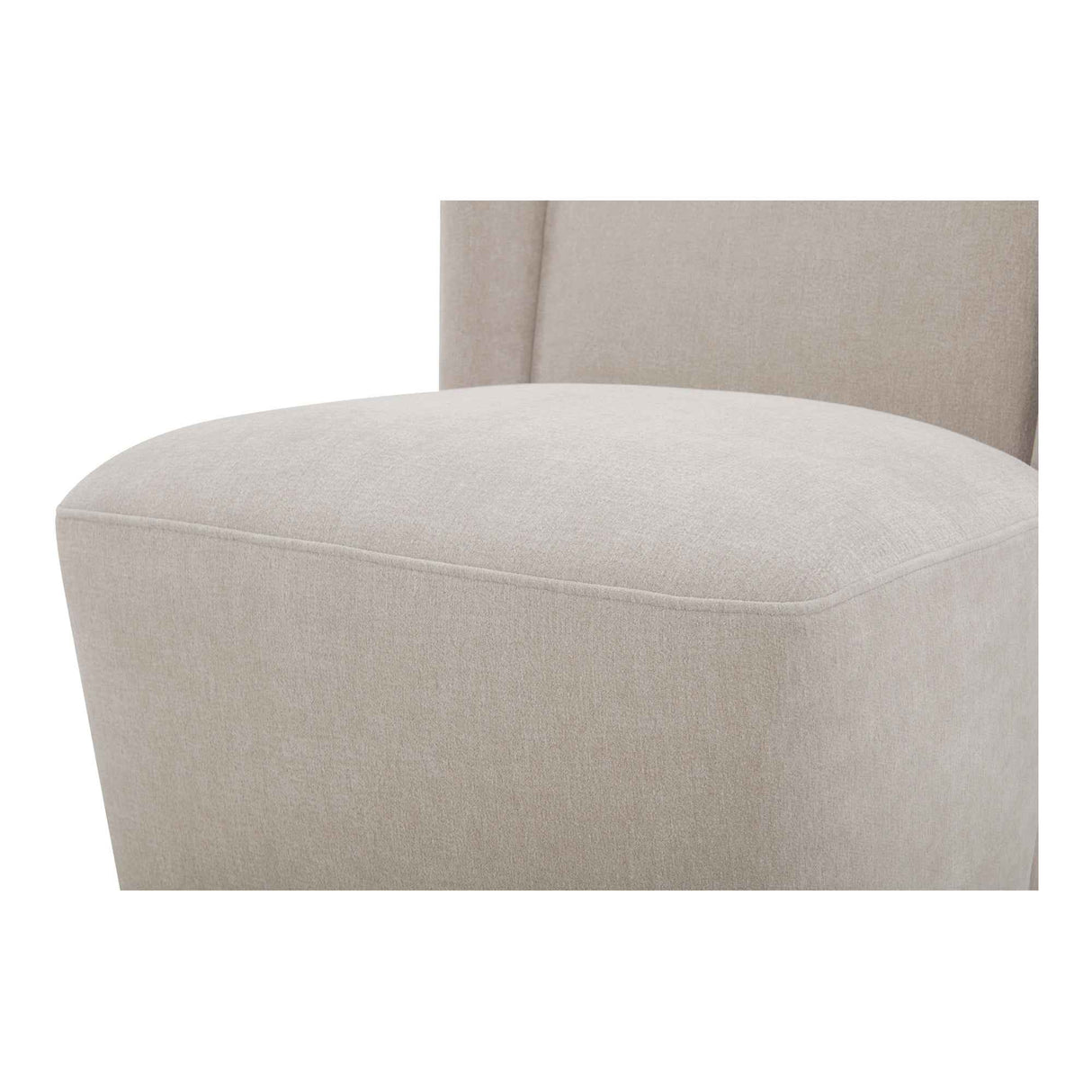 Cormac Warm Sand Rolling Dining Chair by Moe's Home at Eve Furniture