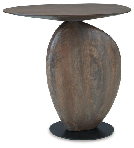Cormmet Brown/Black Accent Table by Ashley at Eve Furniture