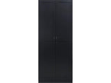 Cornelia Storage Closet 1.0 in Black by Manhattan Comfort at Eve Furniture