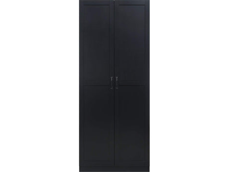 Cornelia Storage Closet 1.0 in Black by Manhattan Comfort at Eve Furniture