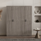 Cornelia Storage Closet 1.0 in Grey (set of 2) by Manhattan Comfort at Eve Furniture