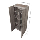 Cornelia Storage Closet 1.0 in Grey (set of 2) by Manhattan Comfort at Eve Furniture