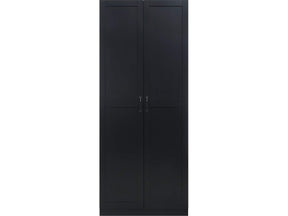 Cornelia Storage Closet 2.0 in Black by Manhattan Comfort at Eve Furniture