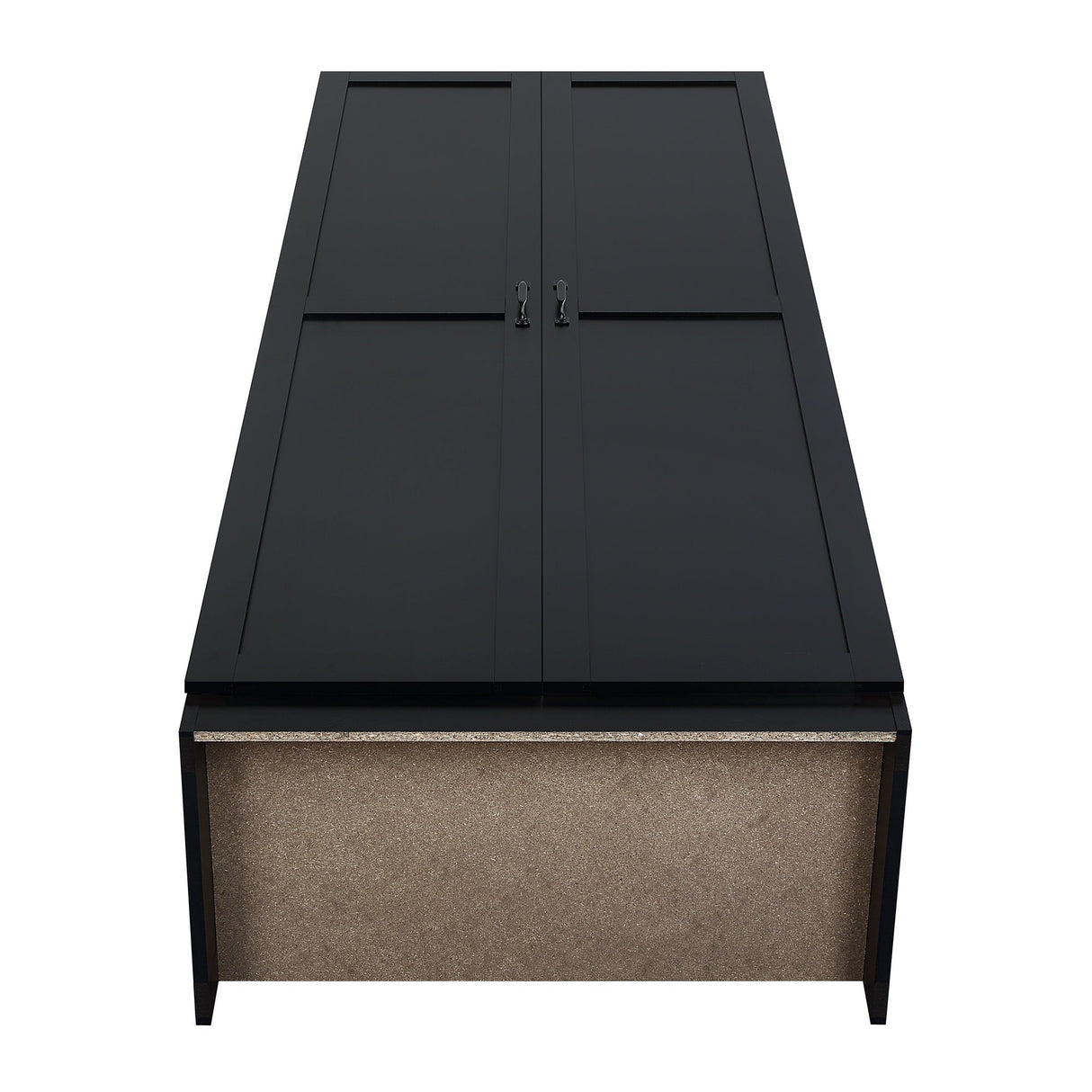 Cornelia Storage Closet 2.0 in Black (set of 2) by Manhattan Comfort at Eve Furniture