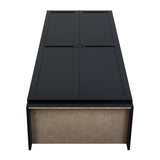 Cornelia Storage Closet 2.0 in Black (set of 2) by Manhattan Comfort at Eve Furniture