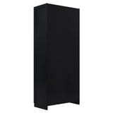 Cornelia Storage Closet 2.0 in Black (set of 2) by Manhattan Comfort at Eve Furniture