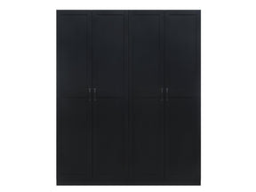 Cornelia Storage Closet 2.0 in Black (set of 2) by Manhattan Comfort at Eve Furniture