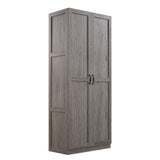 Cornelia Storage Closet 2.0 in Grey (set of 2) by Manhattan Comfort at Eve Furniture