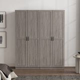 Cornelia Storage Closet 2.0 in Grey (set of 2) by Manhattan Comfort at Eve Furniture