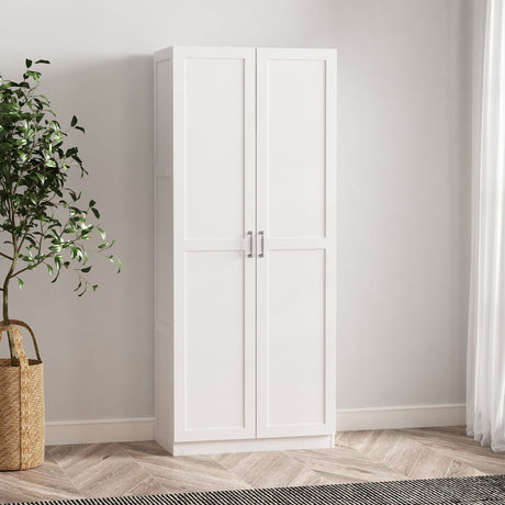 Cornelia Storage Closet 2.0 in White by Manhattan Comfort at Eve Furniture