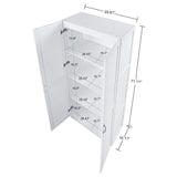 Cornelia Storage Closet 2.0 in White (set of 2) by Manhattan Comfort at Eve Furniture