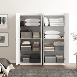 Cornelia Storage Closet 2.0 in White (set of 2) by Manhattan Comfort at Eve Furniture