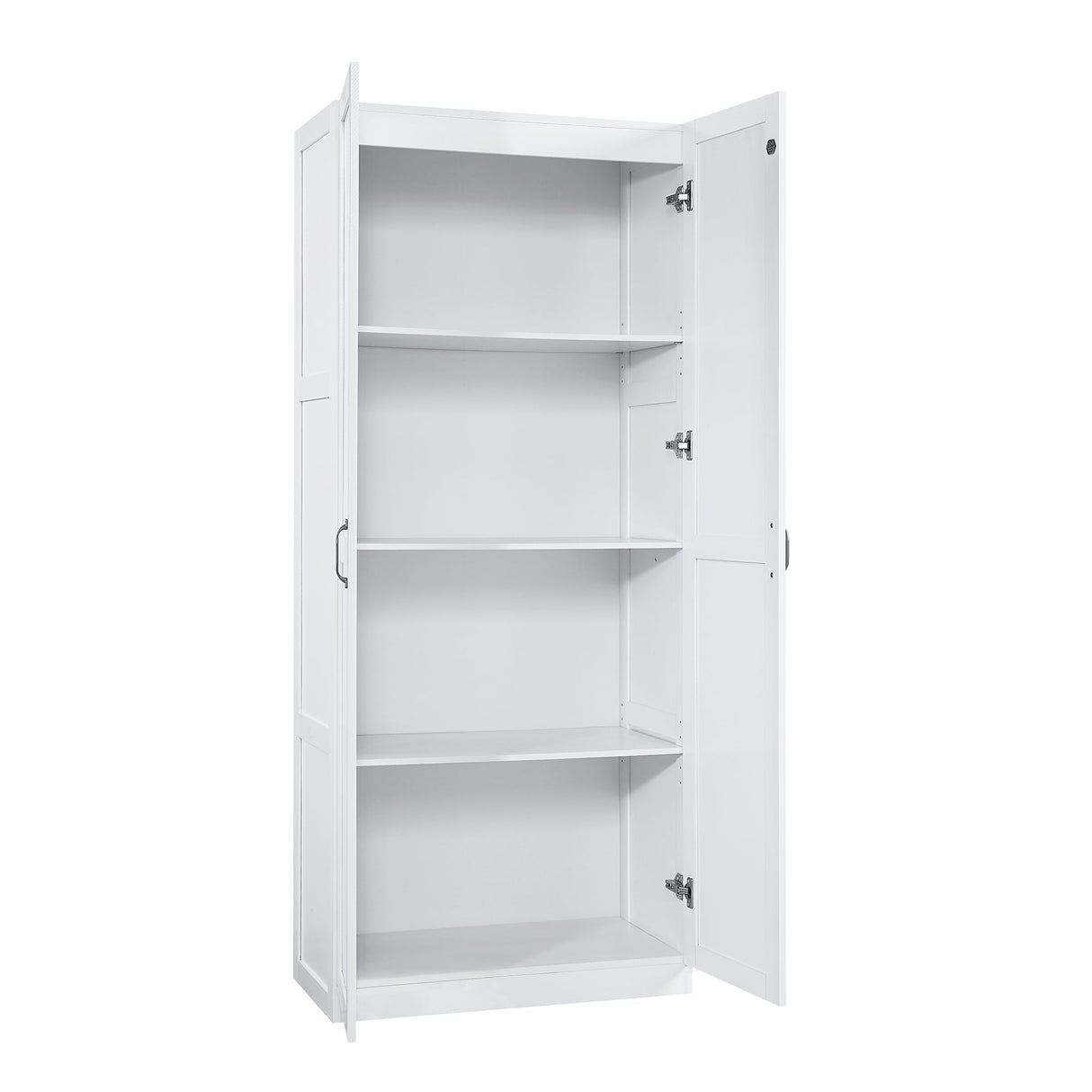 Cornelia Storage Closet 2.0 in White (set of 2) by Manhattan Comfort at Eve Furniture