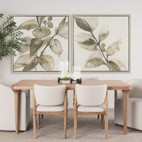 Cornus Alba I by Mercana Studio Hand-Embellished Textured Framed Canvas Artwork by Mercana at Eve Furniture