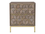 Corolla Grey Nightstand