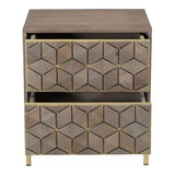 Corolla Nightstand by Moe's Home at Eve Furniture