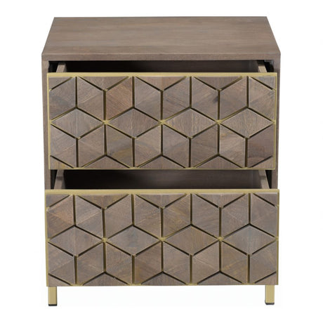 Corolla Nightstand by Moe's Home at Eve Furniture