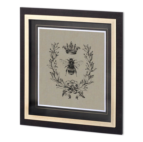 Coronation I by Mercana Studio a Hand Embellished Textured Framed Art Print Matted under Glass by Mercana at Eve Furniture