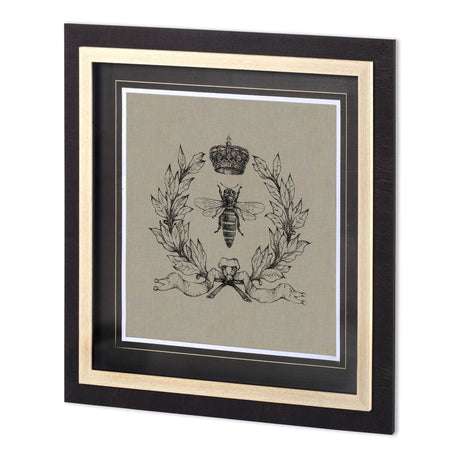 Coronation II by Mercana Studio a Hand Embellished Textured Framed Art Print Matted under Glass by Mercana at Eve Furniture