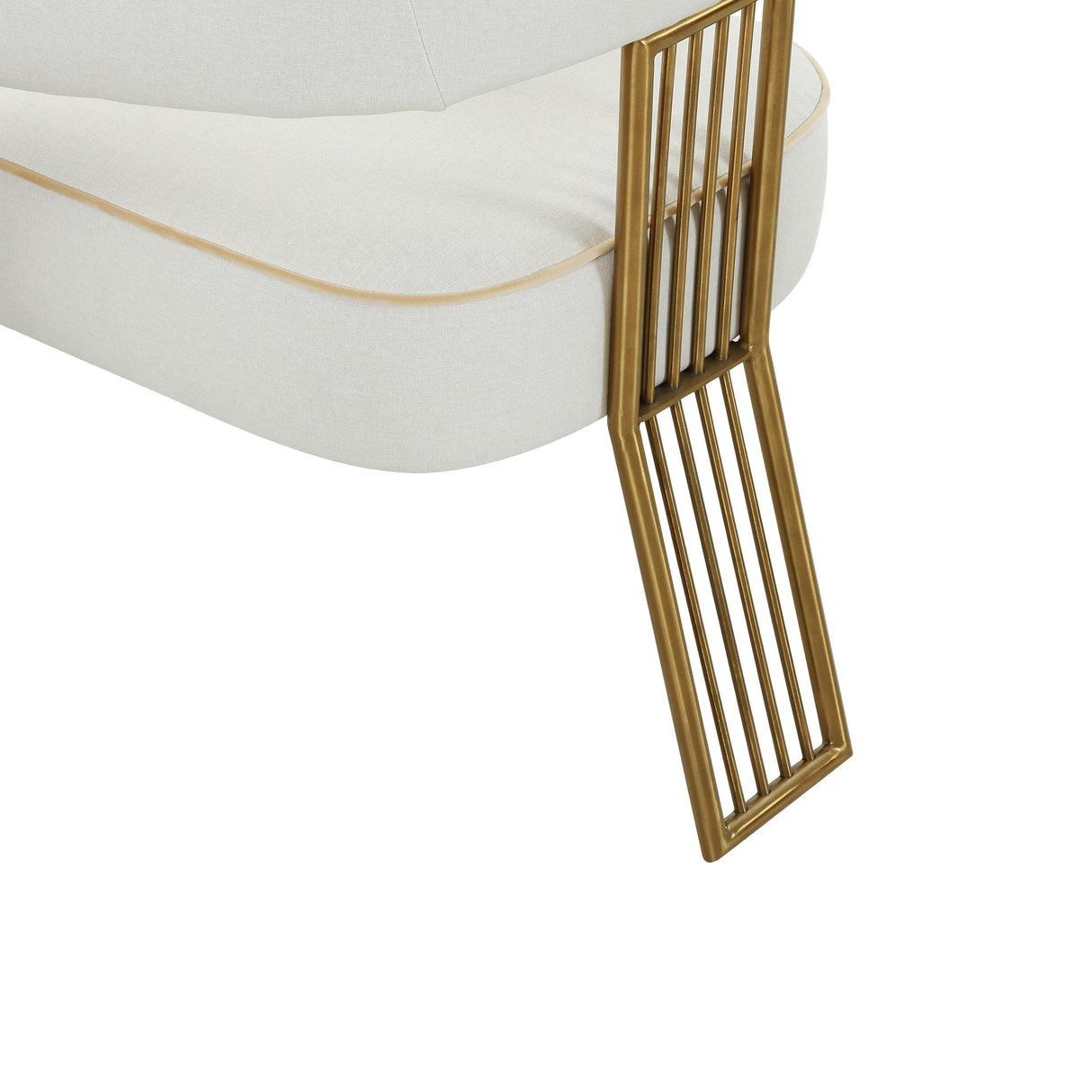 Corralis Cream Performance Linen Dining Chair by TOV Furniture at Eve Furniture