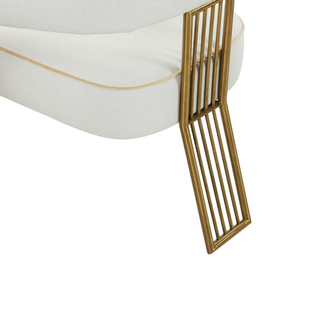 Corralis Cream Performance Linen Dining Chair by TOV Furniture at Eve Furniture