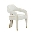 Corralis Cream Performance Linen Dining Chair by TOV Furniture at Eve Furniture