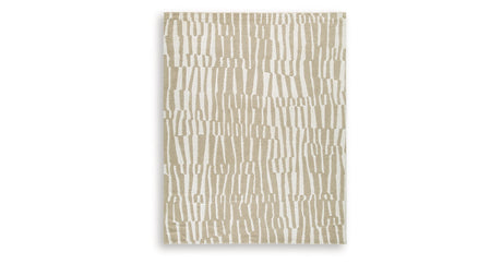 Corrbell Beige/White Large Rug by Ashley at Eve Furniture
