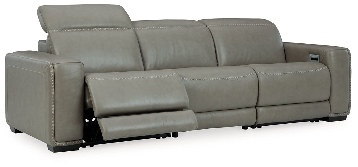 Correze Gray Power Reclining Living Room Set
