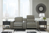 Correze Gray Power Reclining Living Room Set
