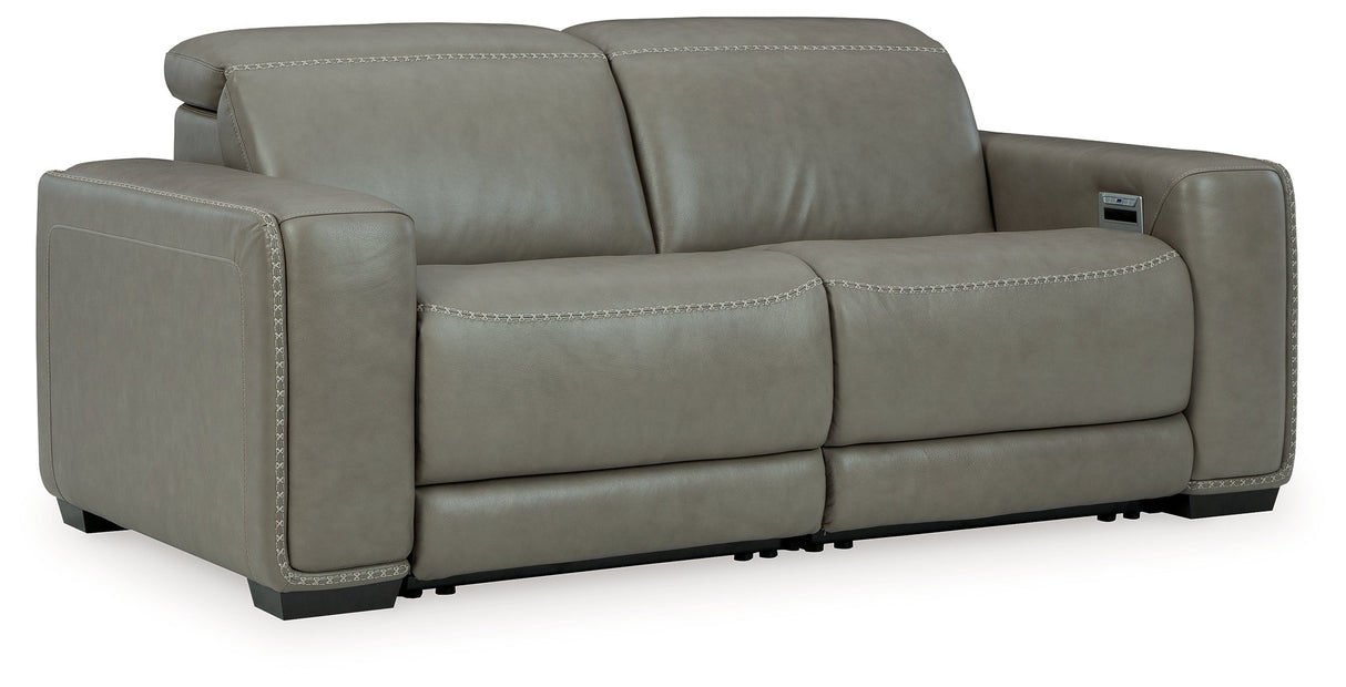 Correze Gray Power Reclining Living Room Set